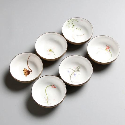 yuntasty ceramic teacups chinese teacups chinese kung fu cup set drinkware