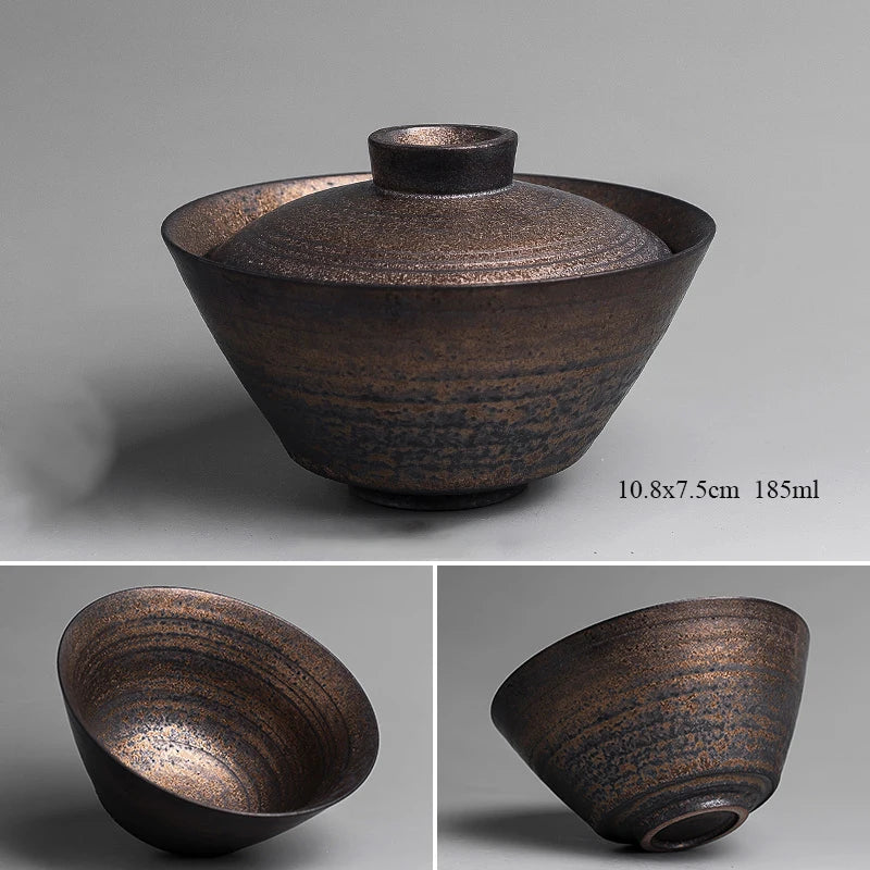 yuntasty ceramic teapots gaiwan chinese kung fu tea pots drinkware