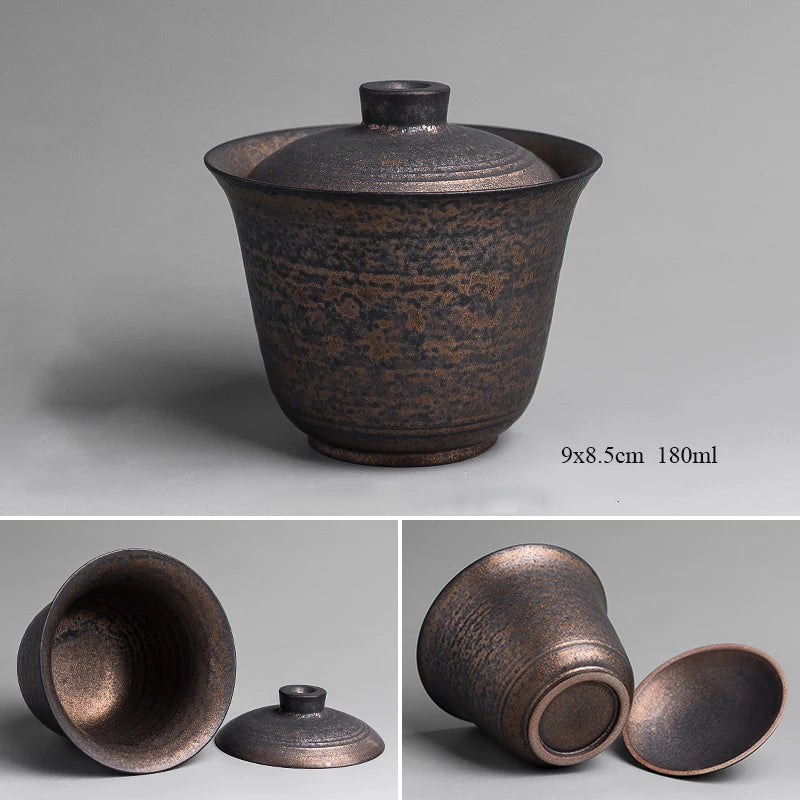yuntasty ceramic teapots gaiwan chinese kung fu tea pots drinkware