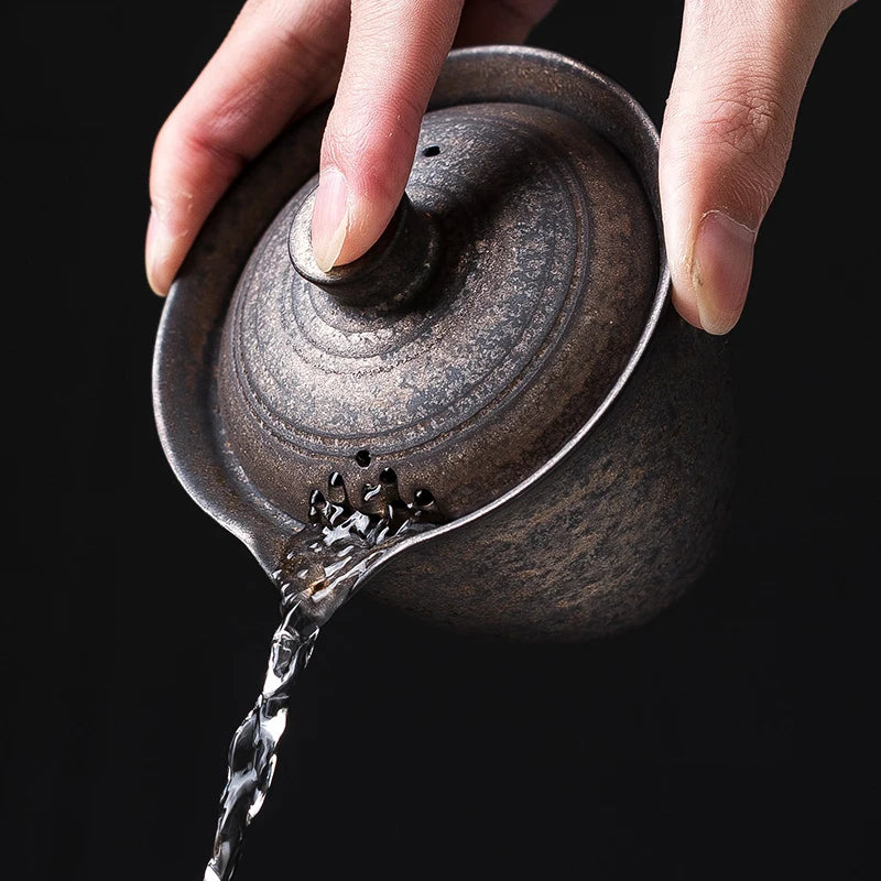 yuntasty chinese ceramic teapot kettle gaiwan teacup chinese kung fu chawan drinkware 200ml
