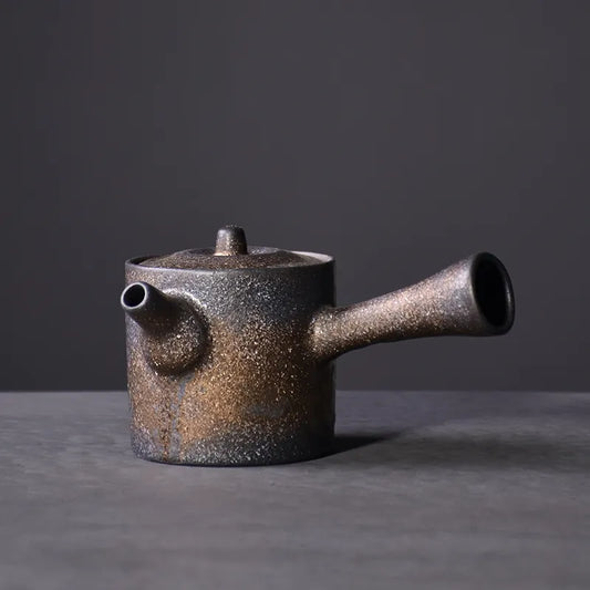 yuntasty apan ceramic kyusu teapots with filters vintage chinese kung fu tea pot drinkware 175ml