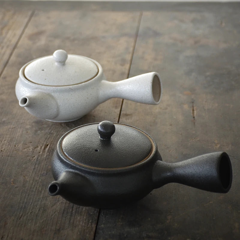 yuntasty japanese ceramic kyusu teapots chinese kung fu tea pots drinkware 200ml
