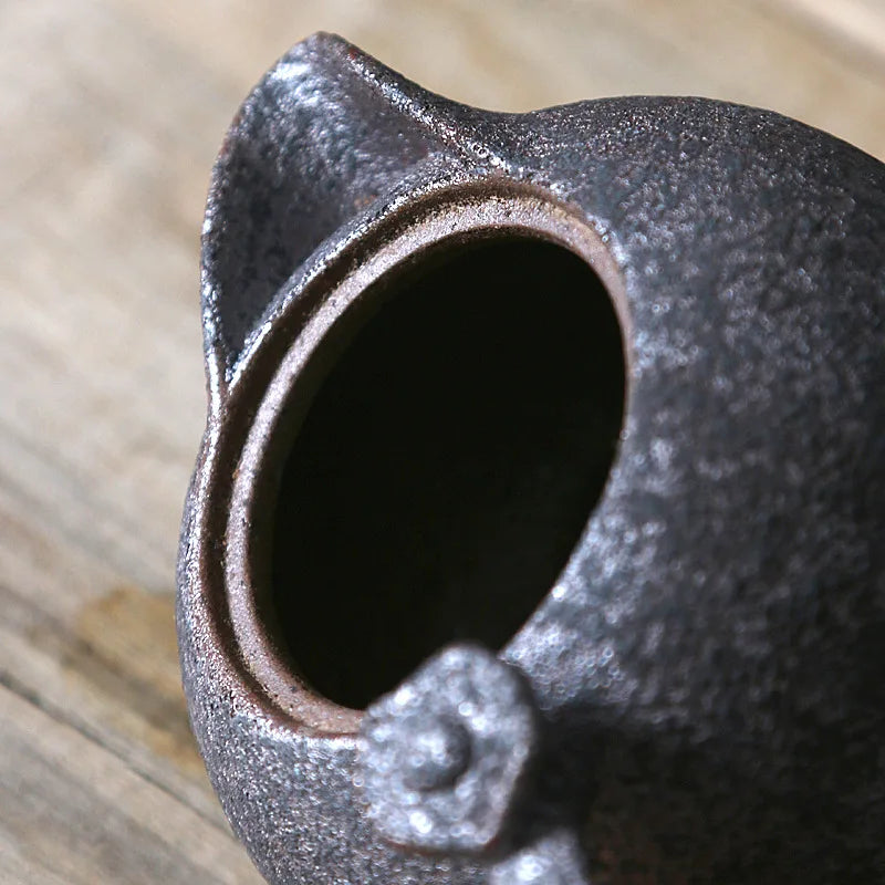 yuntasty 2017 new arrival rust-glazed ceramic teapot kettle tea pot chinese kung fu tea set drinkware