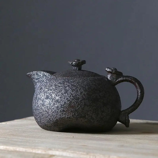 yuntasty 2017 new arrival rust-glazed ceramic teapot kettle tea pot chinese kung fu tea set drinkware