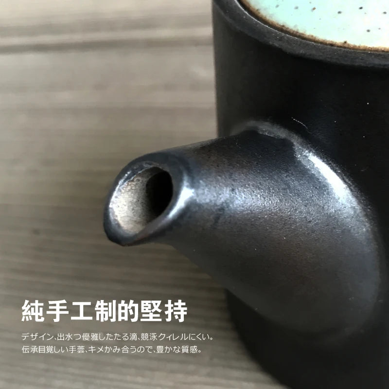 yuntasty black crockery ceramic teapot kettle japanese tea pot ceramic tea sets