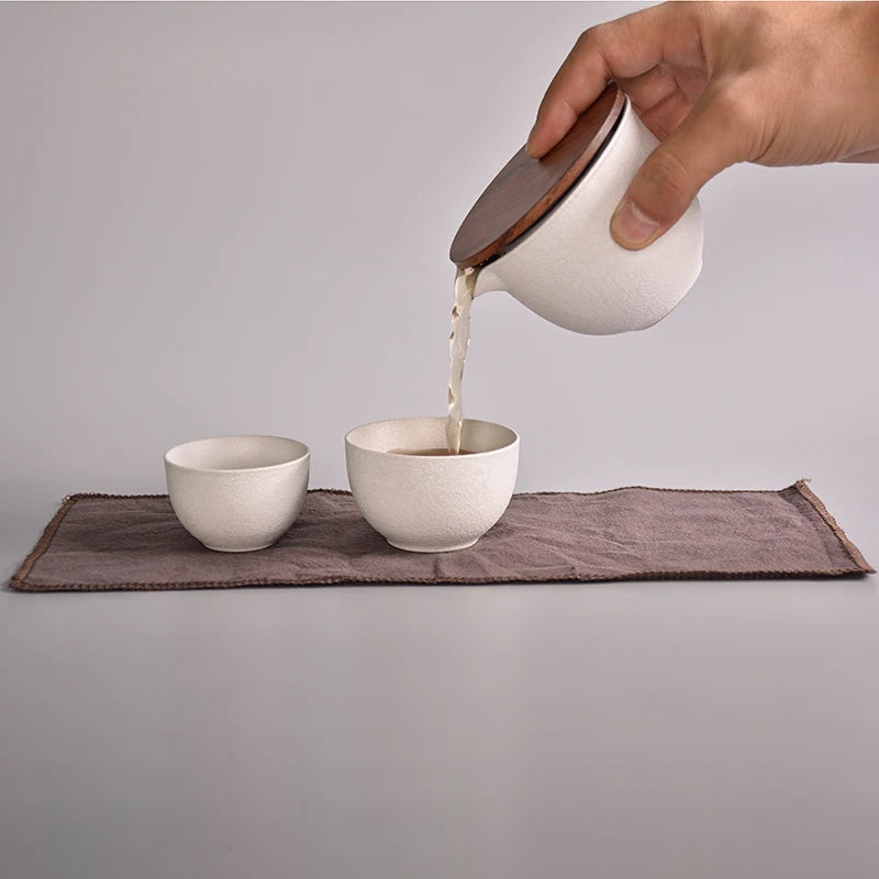yuntasty ceramic teapots gaiwan teacups chinese teaware portable travel tea sets with travel bag