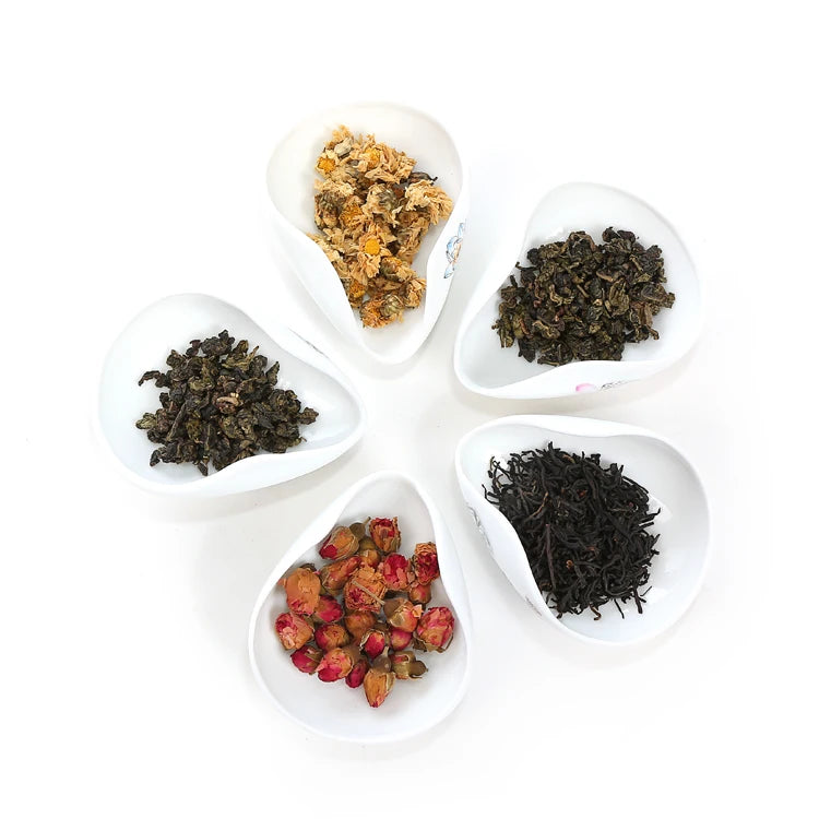 yuntasty coffee and tea tools ceramic tea scoops ceramic accessories chinese kung fu tea set