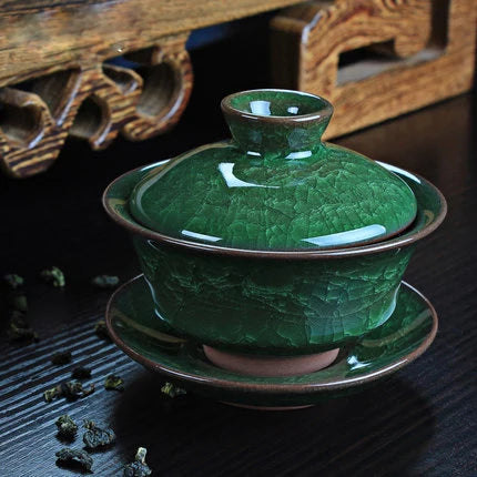 yuntasty coffee tea sets ice crack ceramic teapot gaiwan tea cup chinese kung fu tea sets