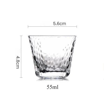 yuntasty glass cup japanese heat-resistant glass tea cup handmade teacups glass cup of tea accessories