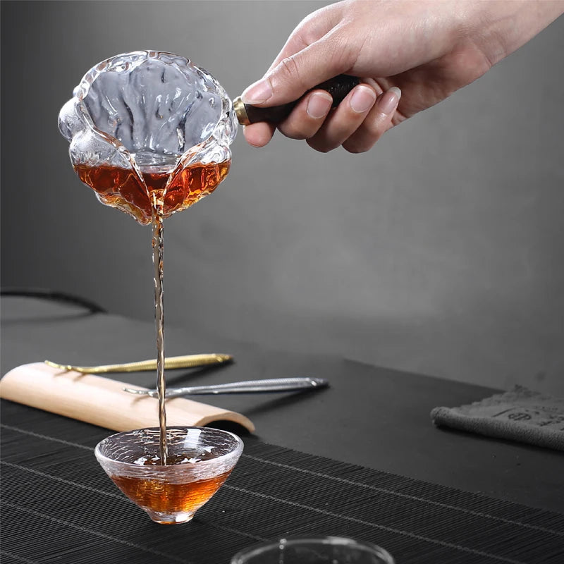 yuntasty glass tea infuser ebony glass tea pitcher chahai tea accessories