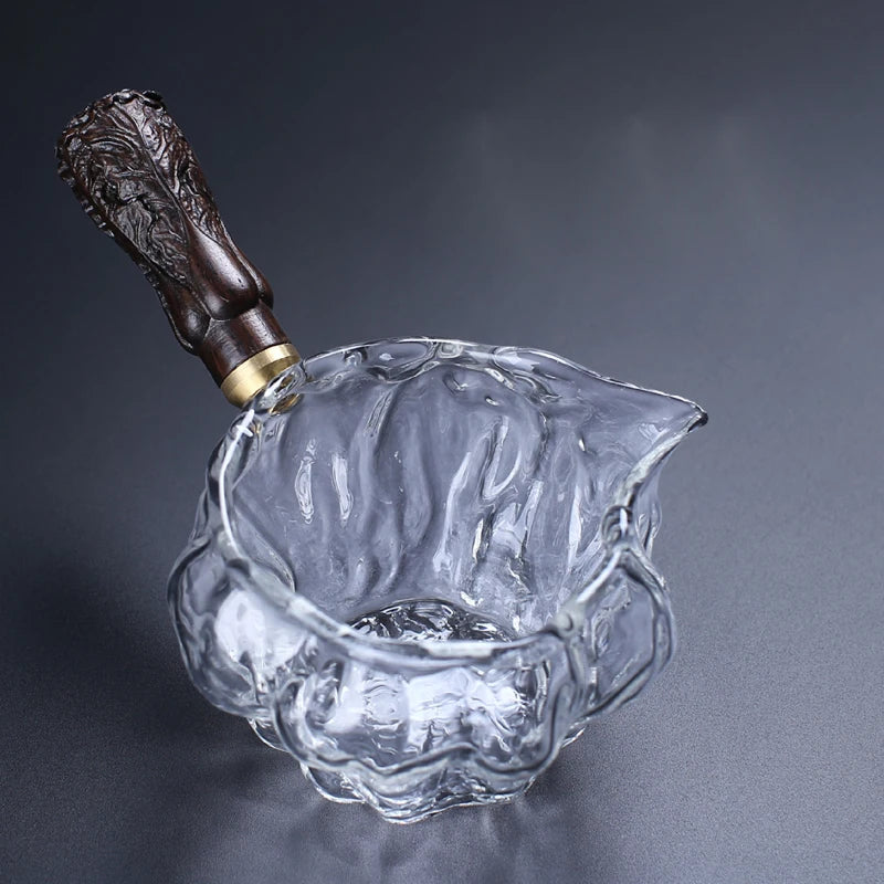 yuntasty glass tea infuser ebony glass tea pitcher chahai tea accessories