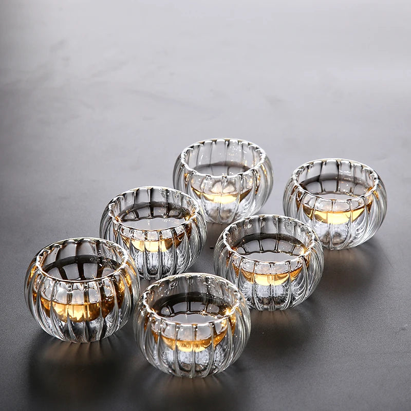 yuntasty heat-resistant glass cups for coffee transparents teacup glass coffee tea cup