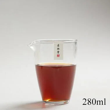 yuntasty heat-resistant glass tea infusers tea pitcher chahai glass tea accessories