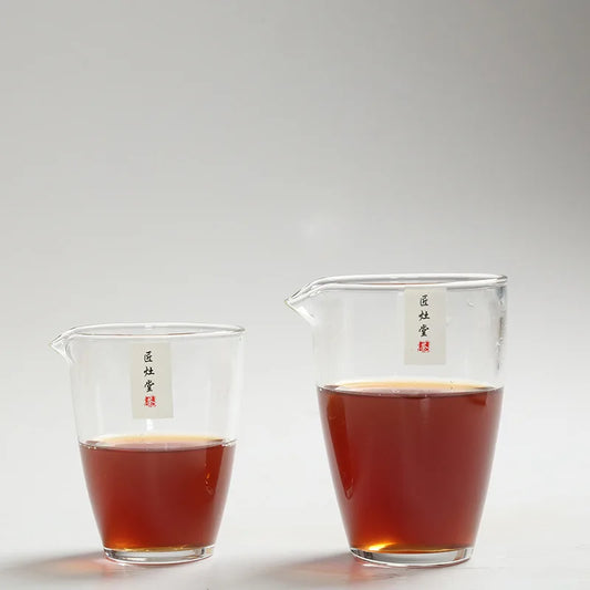 yuntasty heat-resistant glass tea infusers tea pitcher chahai glass tea accessories