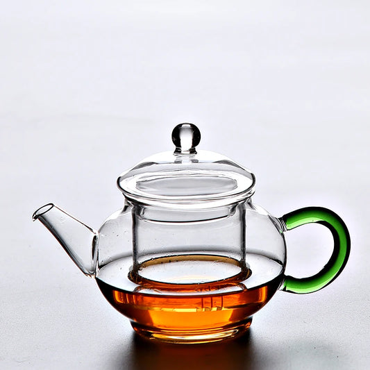 yuntasty heat-resistant glass teapot kettle for green tea pot glass tea set