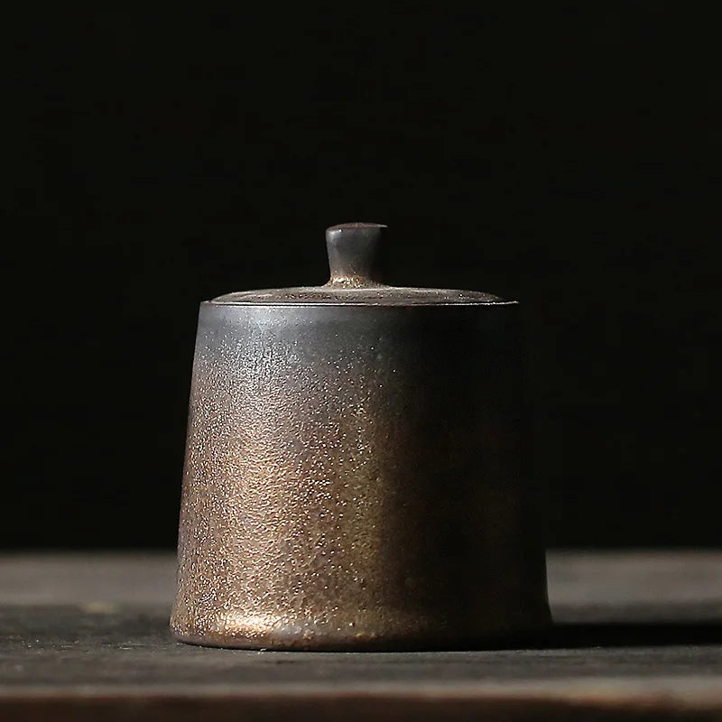 yuntasty japanese ceramic tea caddies vintage porcelain tea canister for tea