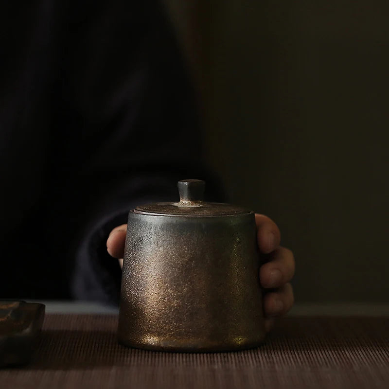 yuntasty japanese ceramic tea caddies vintage porcelain tea canister for tea