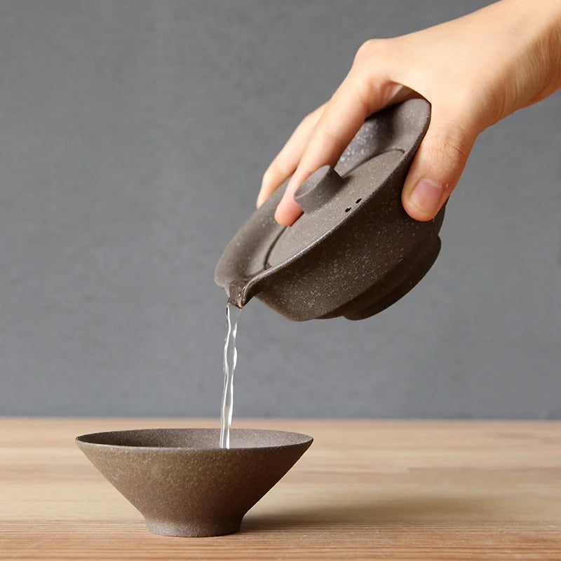 yuntasty japanese ceramic teapot kettle gaiwan tea cup for puer japanese tea set drinkware