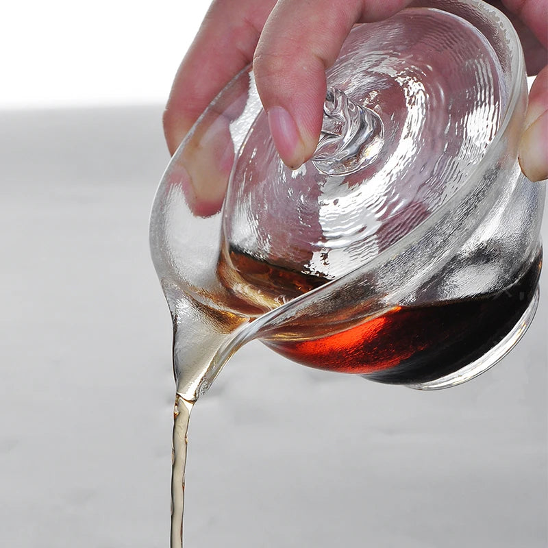 yuntasty japanese heat-resistant glass teapot kettle glass gaiwan cup of tea coffee pot