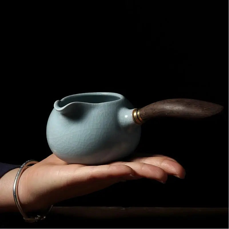yuntasty ru kiln ceramic tea infusers tea pitcher chinese kung fu tea accessories
