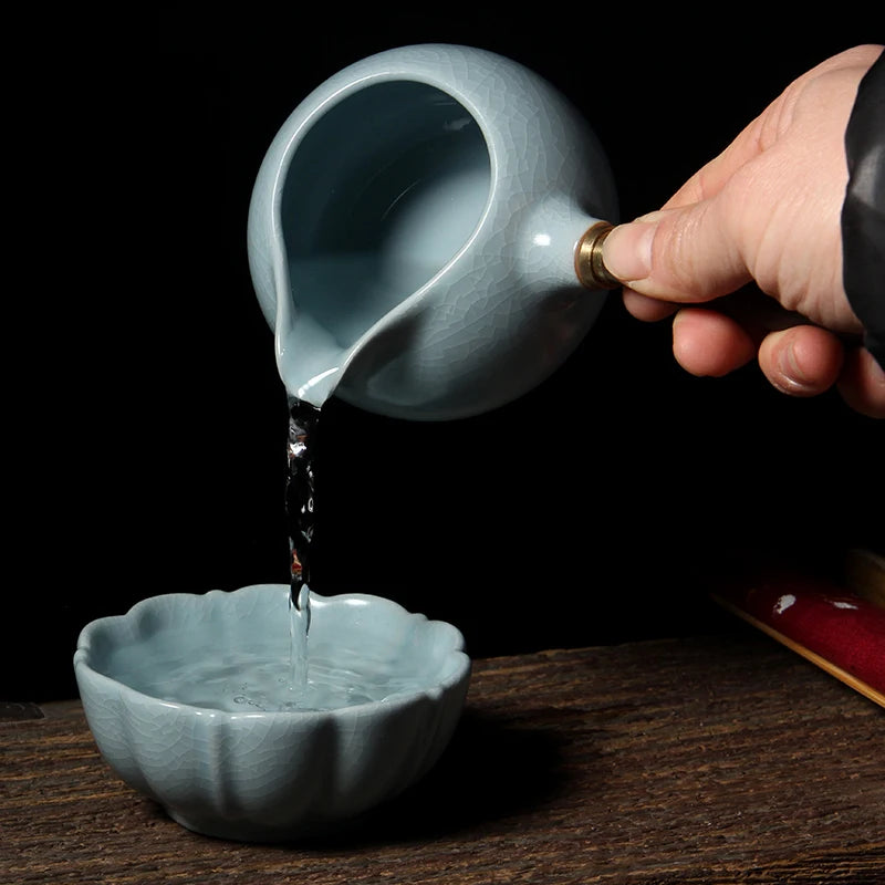 yuntasty ru kiln ceramic tea infusers tea pitcher chinese kung fu tea accessories