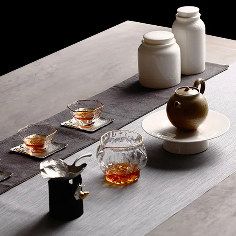 yuntasty teaware sets glass tea infusers chahai glass tea pitcher glass tea accessories
