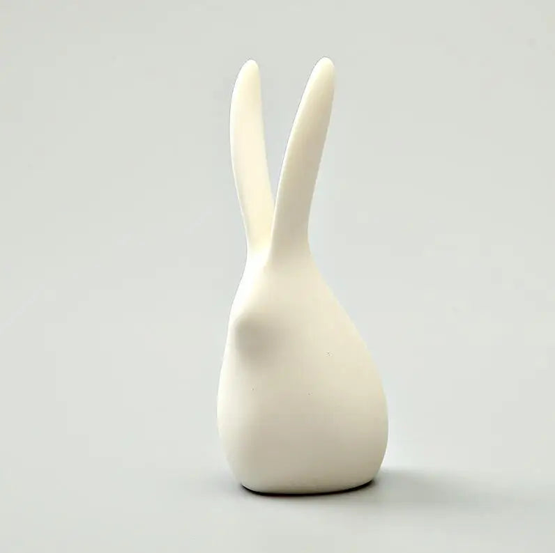 yuntasty white ceramic tea pets rabbit chinese kung fu tea accessories
