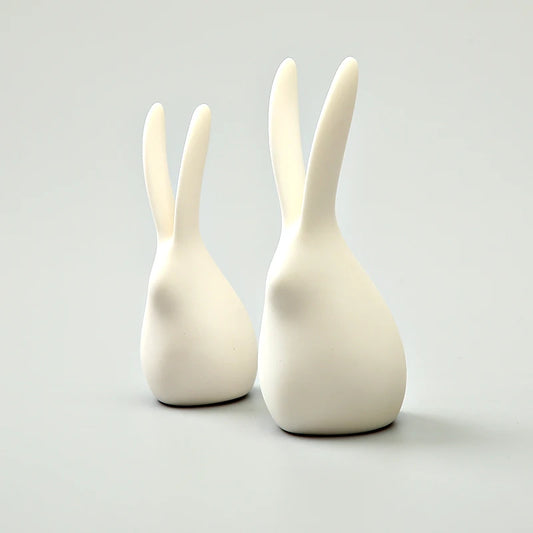 yuntasty white ceramic tea pets rabbit chinese kung fu tea accessories