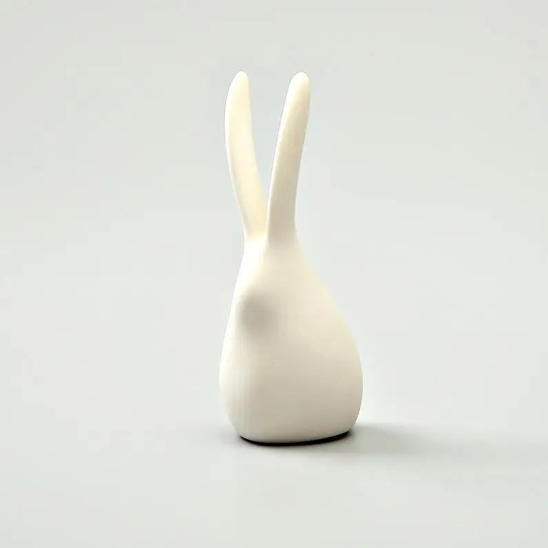 yuntasty white ceramic tea pets rabbit chinese kung fu tea accessories