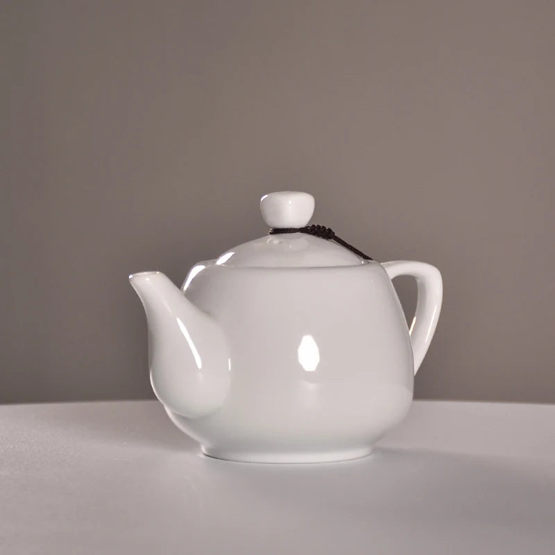 yuntasty white chinese ceramic teapot tea pot ceramic kung fu tea sets 250ml