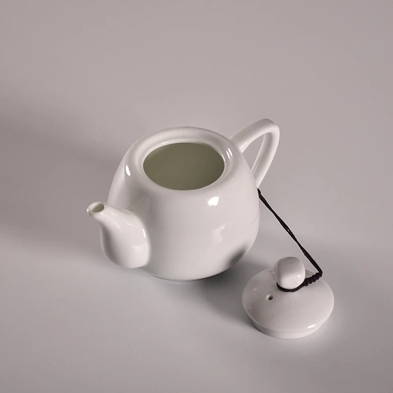 yuntasty white chinese ceramic teapot tea pot ceramic kung fu tea sets 250ml