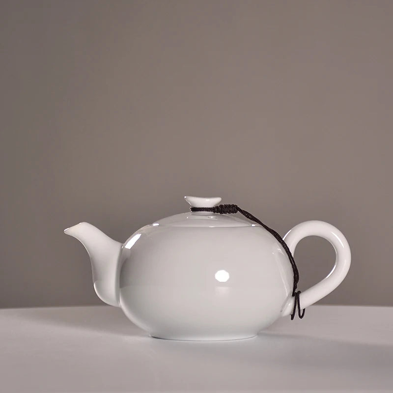 yuntasty white chinese ceramic teapot tea pot ceramic kung fu tea sets 250ml