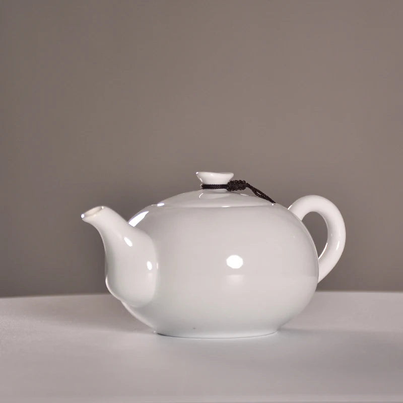 yuntasty white chinese ceramic teapot tea pot ceramic kung fu tea sets 250ml