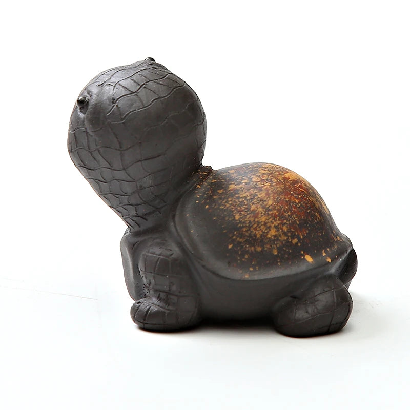 yuntasty yixing purple clay tea pets tortoise cute zisha teapets tea accessories