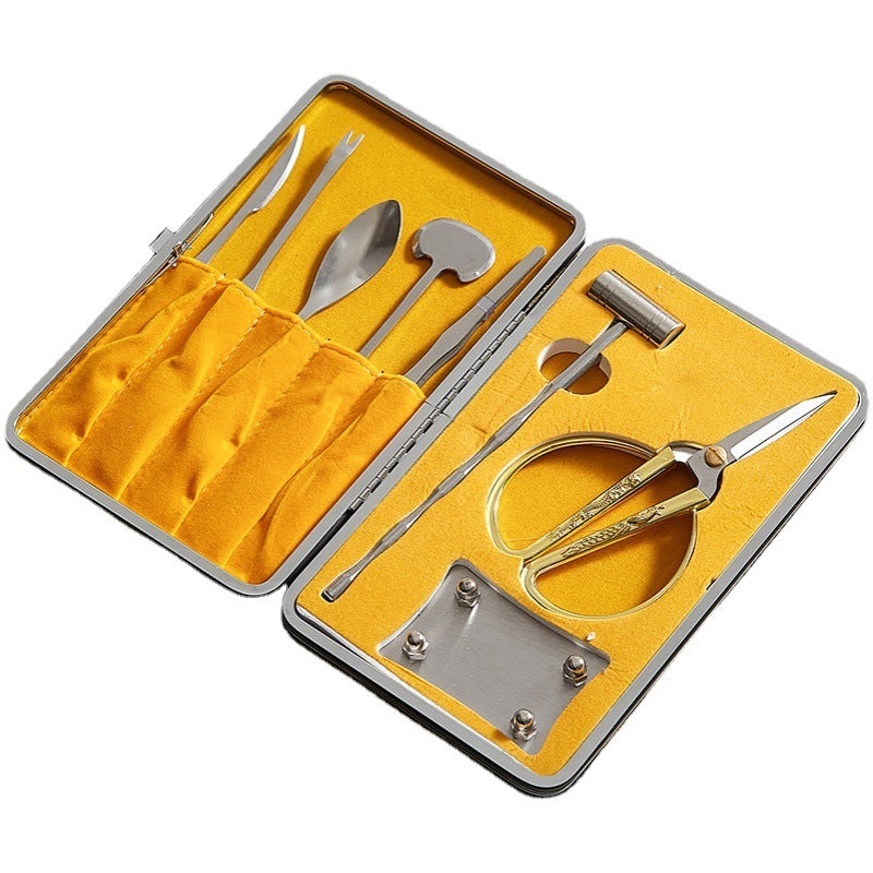 Household Crab Eating Tools, Eight Tools for Eatting Crabs Crab Disassemble Artifact, Crab Scissors Crab Clamp Eat Hairy Crabs Dedicated Tool Set