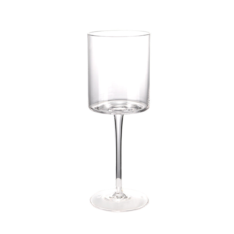 Household Straight Burgundy Glass Crystal Glass Goblet, Affordable Luxury Style Ultrathin Wine Glass Champagne Glass, Red Wine Glass