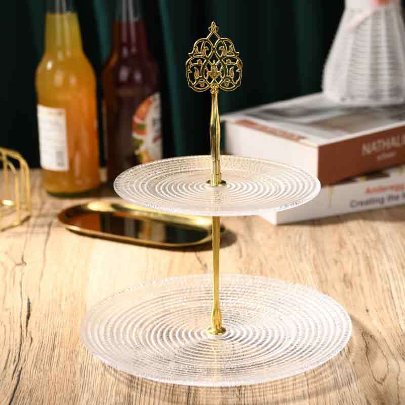 Multi-Layer Fruit Plate Living Room Coffee Table Household Candy Tray, Front Desk Snack Dish, Beauty Salon Dessert Fruit Plate