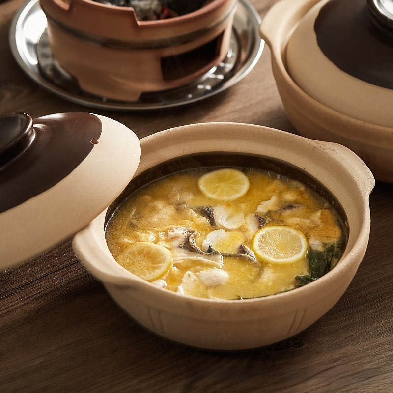 Hot Pot Household Claypot Rice Casserole, Stew Pot, Soup Burning Gas Stove Dedicated Small Size Old-Fashioned Pottery Clay Charcoal Stove