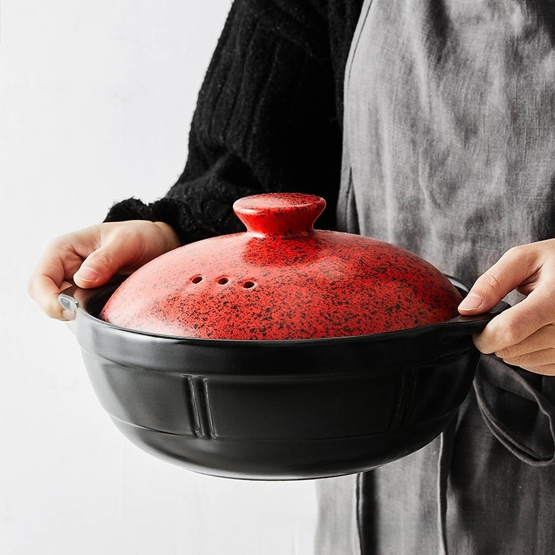 High Temperature Resistant Rice Stone Pot for Household Gas Stove, Bibimbap Pot, Soup Chinese Casseroles